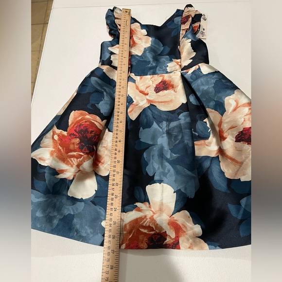 Iris and Ivy floral satin effect party dress for girls, size 6 NWT - Picture 6 of 9